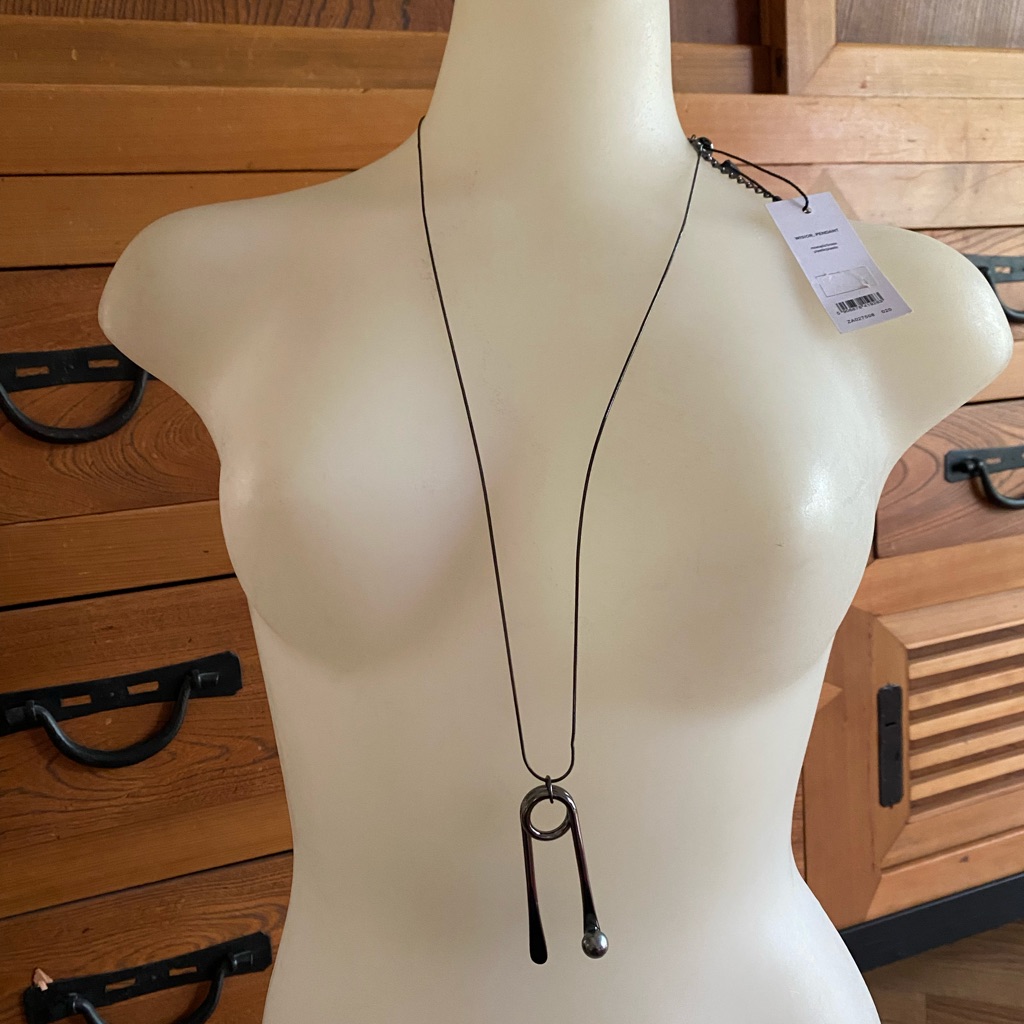 European Brand Solar Long Necklace With Adjustable Clasp Nwt